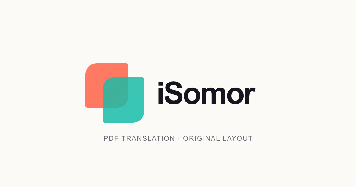 iSomor PDF Translation screenshot 1