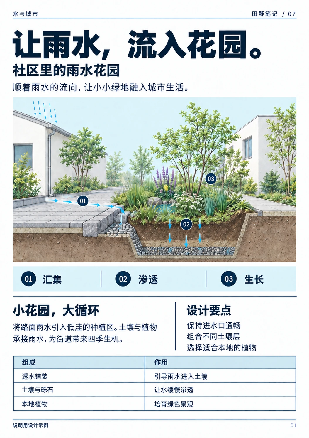 雨水花园设计报告的中文译文示例